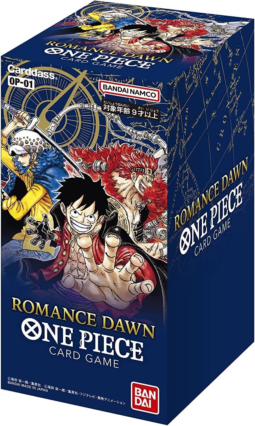 One Piece Romance Dawn store Card Game 12-Card Booster Pack Lot Of Four Booster Packs