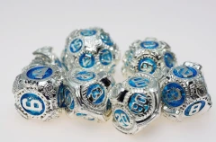 Airship Gears: Antarctic Expedition - Metal RPG Dice Set