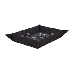 Ultra Pro: Suede Collection Foldable Dice Tray - Jet