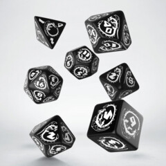 Dragons Black/White Dice Set