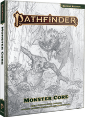 Pathfinder RPG: Monster Core Hardcover (Sketch Cover Edition)