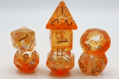 GOLDEN KOI FISH RPG DICE SET