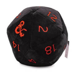 Ultra Pro - Dungeons & Dragons Black and Red D20 Jumbo Plush