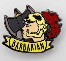 Banner Class Pin - Barbarian