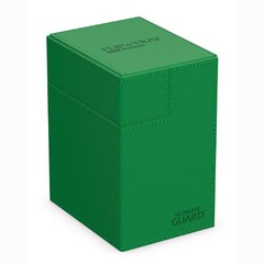 DECK CASE 133+ FLIP'N'TRAY: MONOCOLOR Green