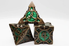 Quiver of Arrows: Ancient Forest Arrow - Metal RPG Dice