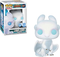 Light Fury - How to Train your Dragon The Hidden World #687 (Glitter) (Funko Exclusive)