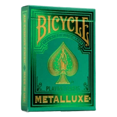 Cartes à Jouer Bicycle: Metalluxe Foil Green