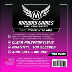 Square Card Sleeves - Small (70x70mm) (Pack of 100)