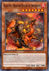 Blaster, Dragon Ruler of Infernos - RA03-EN010 - Super Rare - 1st Edition