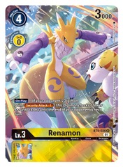 Renamon - BT5-036 - R - Alternative Art (Tamer's Card Set 1)