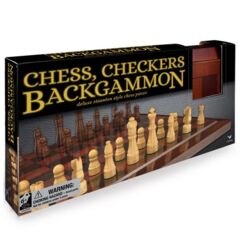 Chess, Checkers & Backgammon - Échecs, Dames et Backgammon