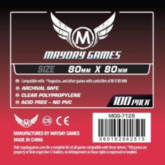 Square Card Sleeves - Medium (80x80mm) (Pack of 100)