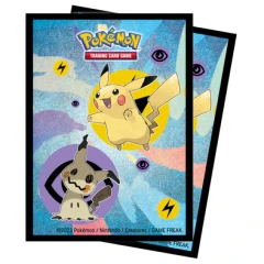 ULTRA PRO - STANDARD CARD SLEEVES 65CT - POKEMON - PIKACHU AND MIMIKYU