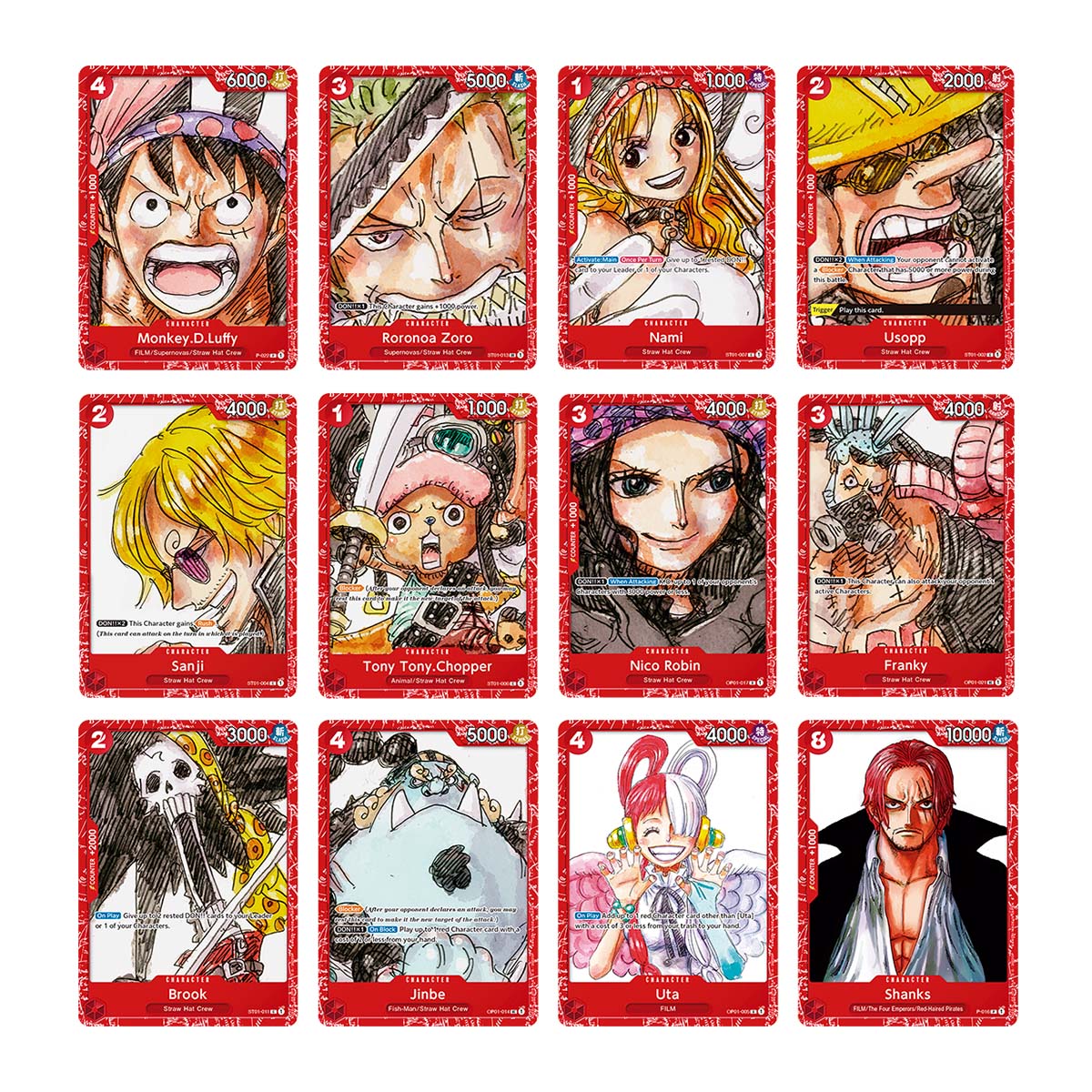 ONE PIECE CG PREMIUM CARTE COLLECTION FILM RED ED // ONE PIECE CG PREMIUM CARD COLLECTION FILM RED ED