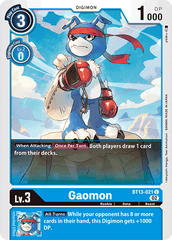 Gaomon-BT13-021-C // BT13 – Contre le Chevalier Royal // BT13 - Versus Royal Knight