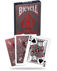 Cartes à Jouer Bicycle: Metalluxe Foil Back Crimson