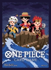 One Piece Card Game Card Sleeves - Three Captain 8-bit(dot)