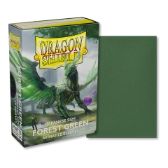 Dragon Shield Sleeves: Japanese Matte Sleeves - Forest Green (Box of 60)