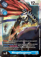 MirageGaogamon - BT13-031 - R // BT13 – Contre le Chevalier Royal // BT13 - Versus Royal Knight