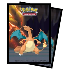 Gallery Series Scorching Summit Standard Deck Protector Sleeves (65ct) for Pokemon