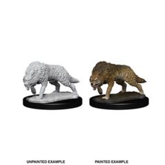Wizkid's Unpainted Miniatures - Timber Wolf
