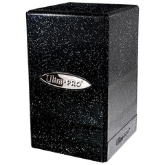 Ultra Pro Deck Box - Glitter Black Satin Tower
