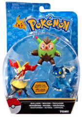 Pokemon Trio - Quilladin / Braixen / Frogadier