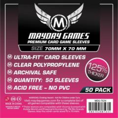 Square Card Sleeves - Small (70x70mm) (Pack of 50)