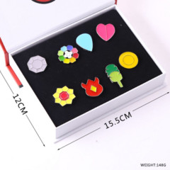 Pokemon Pin - Gym Badges Box (Gen 1)