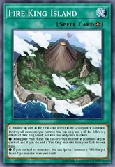 Fire King Island - RA03-EN059 - Platinum Secret Rare - 1st Edition