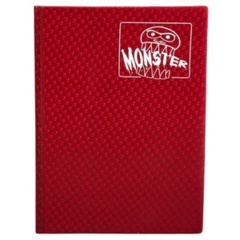 Monster Protectors 9 Pocket Holo Red Binder