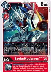 SauveurHuckmon - BT13-016 - U // BT13 – Contre le Chevalier Royal // BT13 - Versus Royal Knight