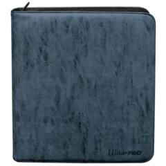 Ultra Pro - Zippered 12-Pocket Premium PRO-Binder - Suede Collection: Sapphire
