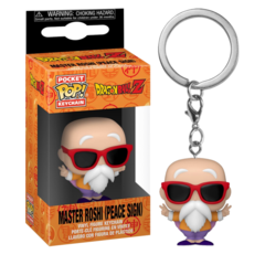 POP! Keychain: Dragonball Z - Master Roshi (Peace Sign)