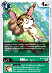 Mikemon-BT13-051-C // BT13 – Contre le Chevalier Royal // BT13 - Versus Royal Knight