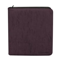 Ultra Pro - Zippered 12-Pocket Premium PRO-Binder - Suede Collection: Amethyst