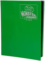 Monster Protectors 9 Pocket Matte Green Binder