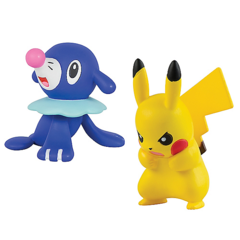 TOMY Pokemon - Popplio vs Pikachu