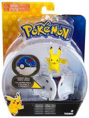 TOMY Pokemon - POPS Open: Pikachu + Great Ball