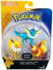 TOMY Pokemon - Jolteon + Vaporeon + Flareon