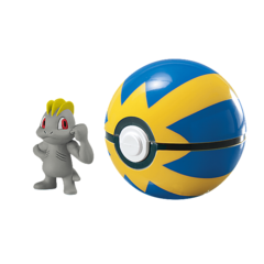 TOMY Pokemon - Machop + Quick Ball