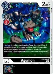 Agumon - BT8-058 - P (Nouvelle promotion de pre-version d'Awakening) // BT8 : Nouvel eveil // BT8: New Awakening