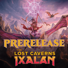 MTG LOST CAVERNS OF IXALAN PRERELEASE KIT + 2 SET BOOSTERS
