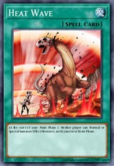 Heat Wave - RA03-EN058 - Platinum Secret Rare - 1st Edition