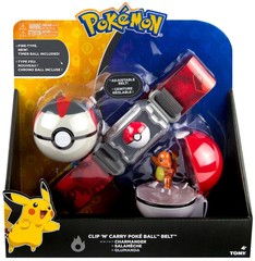 TOMY Pokemon - Clip 'N' Carry Poké Ball Belt Charmander