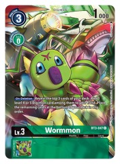 Wormmon - BT3-047 - R - Alternative Art (Tamer's Evolution 2)