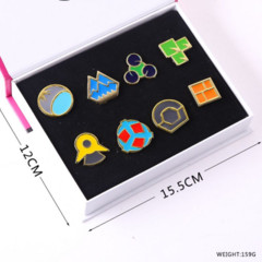 Pokemon Pin - Gym Badges Box (Gen 4)