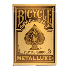 Cartes à Jouer Bicycle: Metalluxe Foil Gold