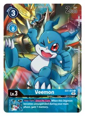 Veemon - EX1-013 - R - Alternative Art (Tamer's Evolution 2)
